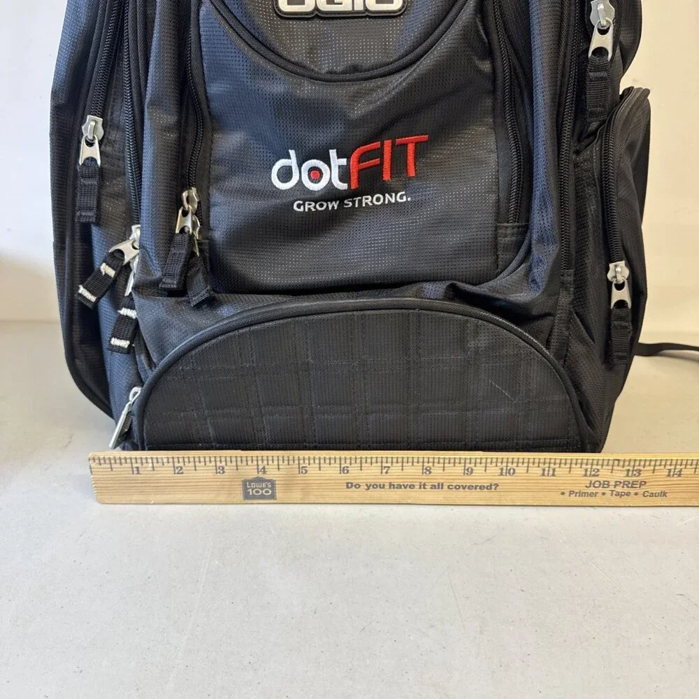 OGIO Metro Computer Laptop Backpack, Black Dot Fit‎ Embroidery